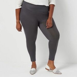 *401 NWOT All Worthy Hunter McGrady Faux Leather Legging - Size 5XT